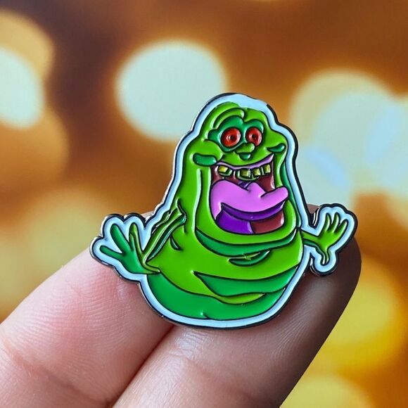 Slimer Ghost Enamel Pin/ Brooch - Picture 1 of 5